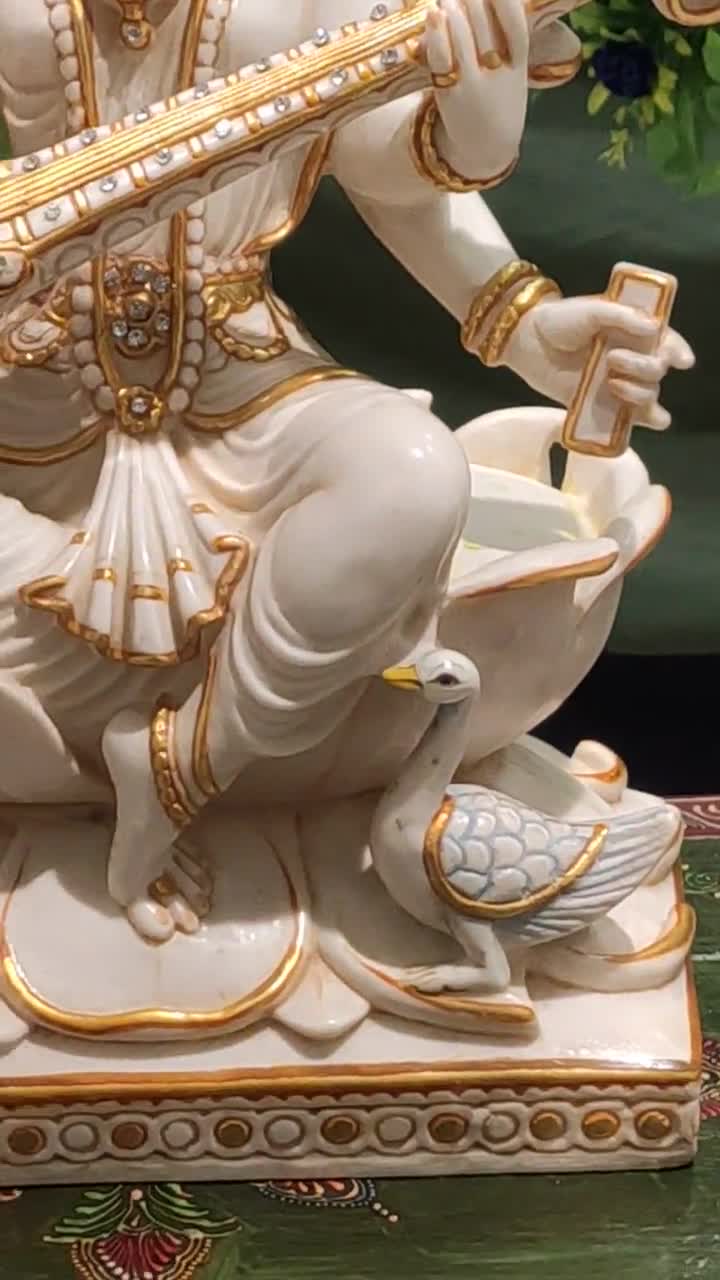 Goddess Saraswati Puja Populairste Festival Van De Hindu-gemeenschap Goddess Saraswati Puja Populairste Festival Van De Hindu-gemeenschap