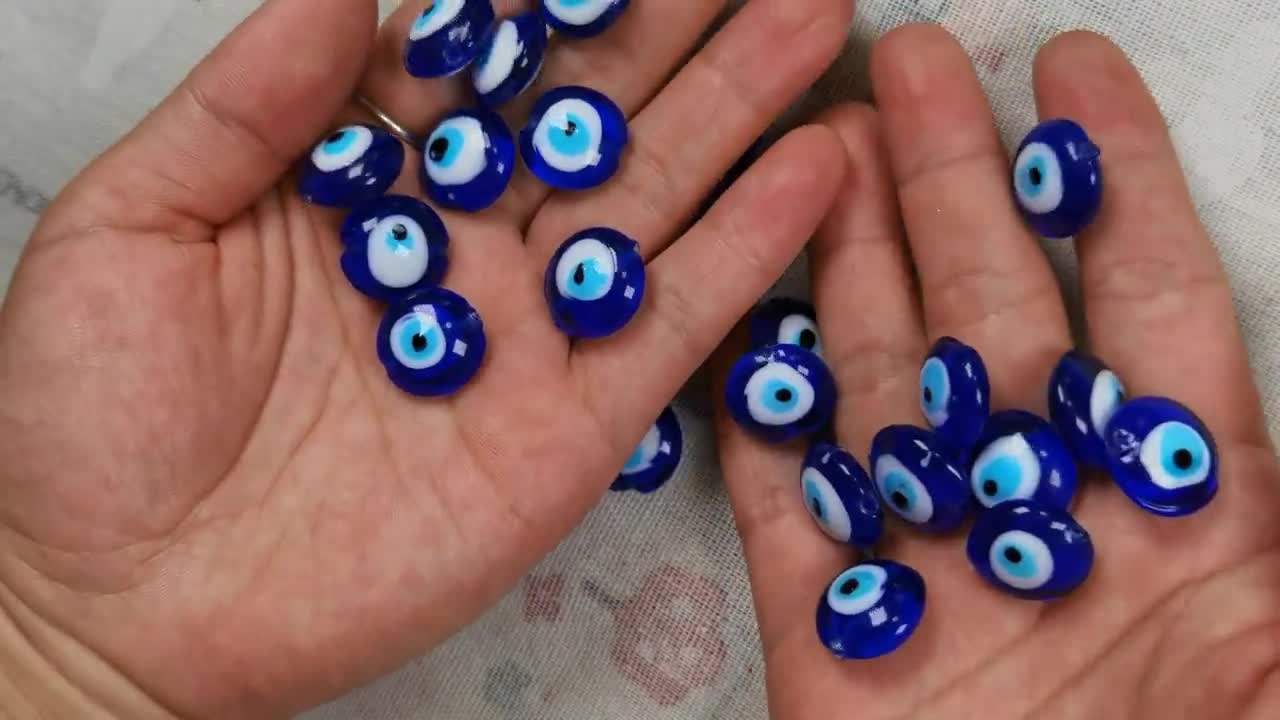 Niyofa 450pcs 15 Color Evil Eye Beads Set Wholesale Evil Eye Beads Bulk Evil  Eye Beads Mixed Color Evil Eye Beads DIY Handmade Beads Charms Resin Evil  Eye Beads for Jewelry Crafts
