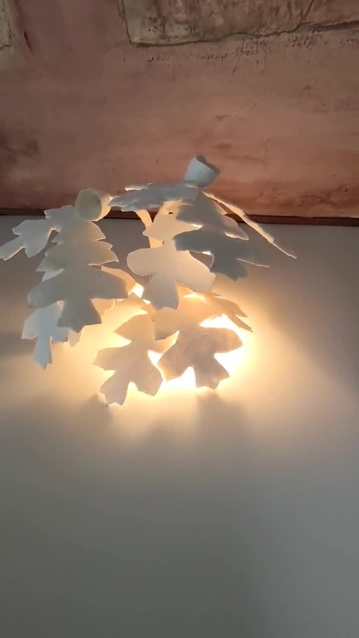 Escultura lámpara de papel maché blanco - Serax