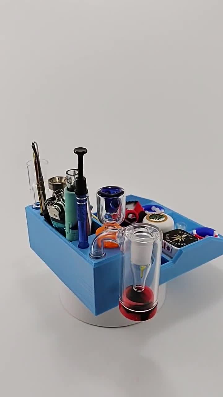 Dab Pot Roulette Storage Desk Tidy & Travel Stand for Dab Containers on the  Go 