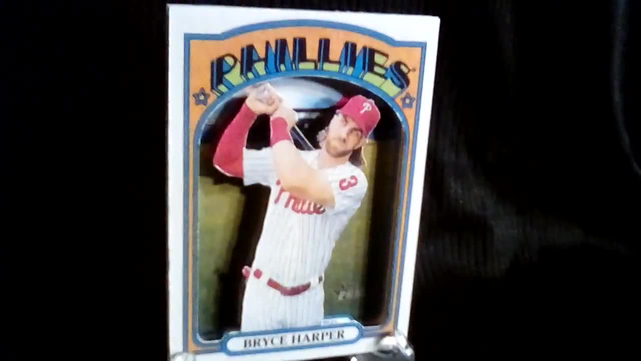  2021 Topps Heritage #13 Bryce Harper Philadelphia Phillies  Baseball Card : Sports & Outdoors