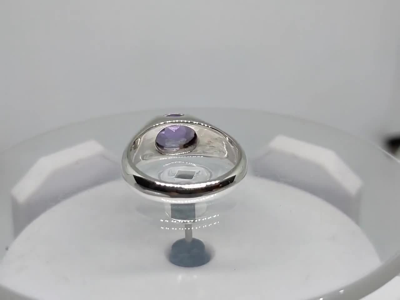 4.05ct アレキサンドライト リング、男性用シグネット リング
