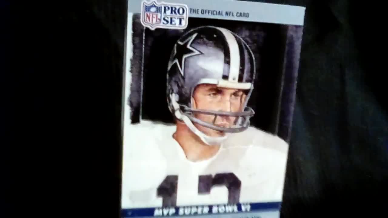 Roger Staubach Sweet Handmade 3D Football Card of the Dallas -   Israel