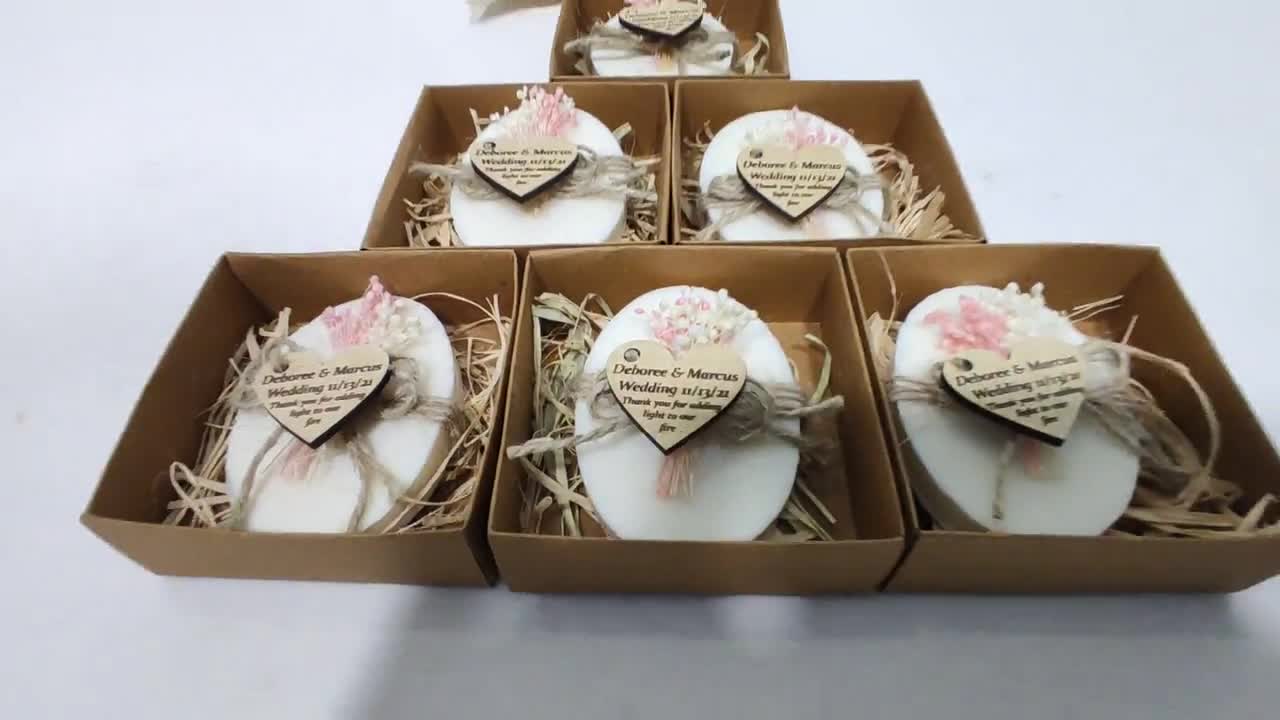 Paquete de 12 jabones perfumados hechos a mano, mini jabón en forma de  corazón para recuerdos de boda, regalos de despedida de soltera, recuerdos  de