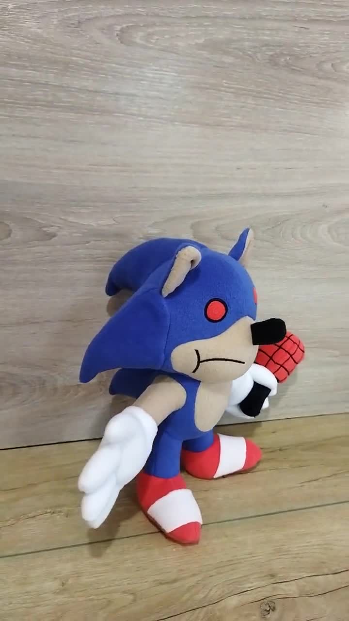 Custom Plush Just Like Sonic Exe Cyklop Sonic Plush Inspired Plush