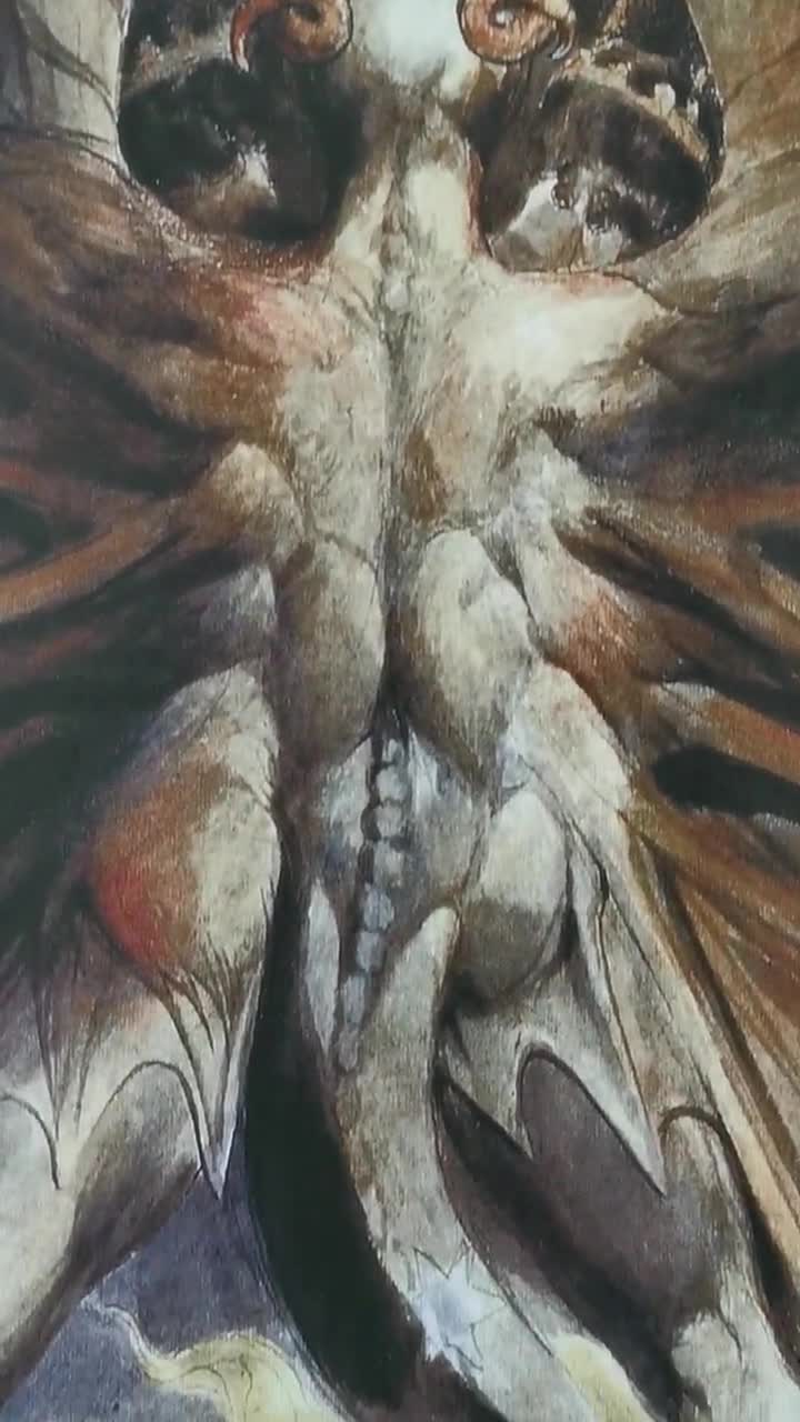 ウィリアム・ブレイク作「偉大なる赤い竜と太陽をまとう女