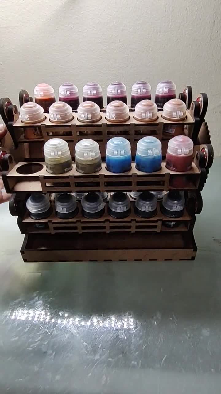 Carousel Paint Storage Rack for 48 Paints 