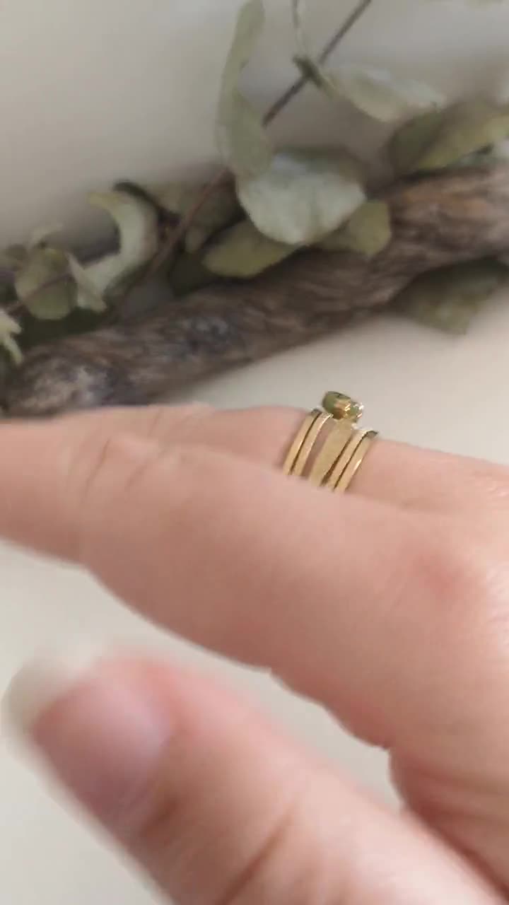 Gold plated adjustable ring - Gold plated openwork ring - Gold charm ring -  Gold letter ring - Big gold plated ring - Gold eye ring