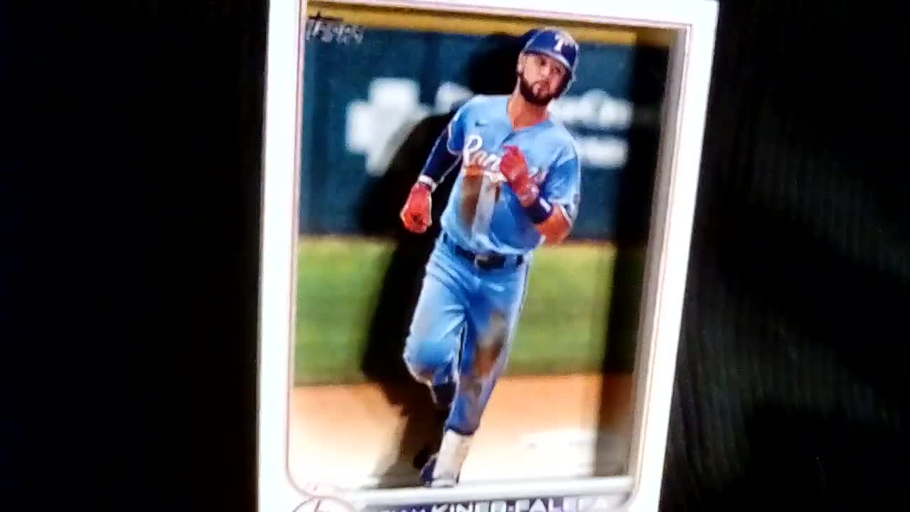 Isiah Kiner-falefa Sweet Handcrafted 3D Baseball Card of the 
