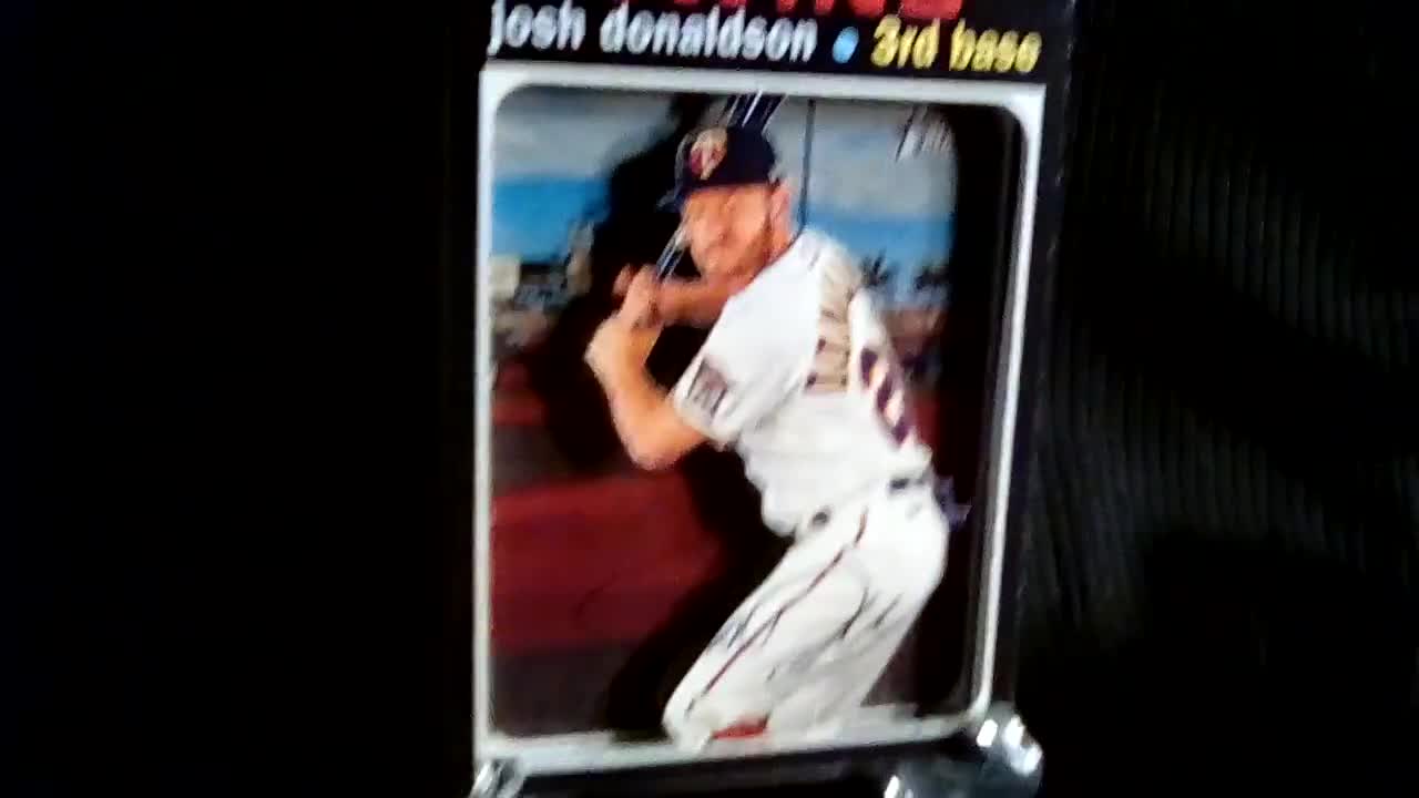 Josh Donaldson Gorgeous Handcrafted 3d Baseball Card of the 