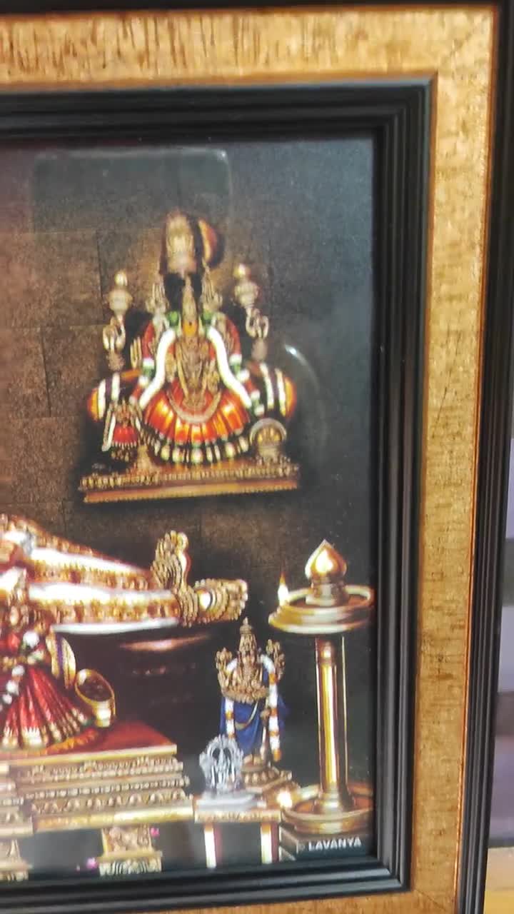 Anantha Sayanam Padmanabha Swamy Vishnu on sesha vahaanamSri Govindaraja  Perumal With Hindu Gods-Goddess Beautiful Golden