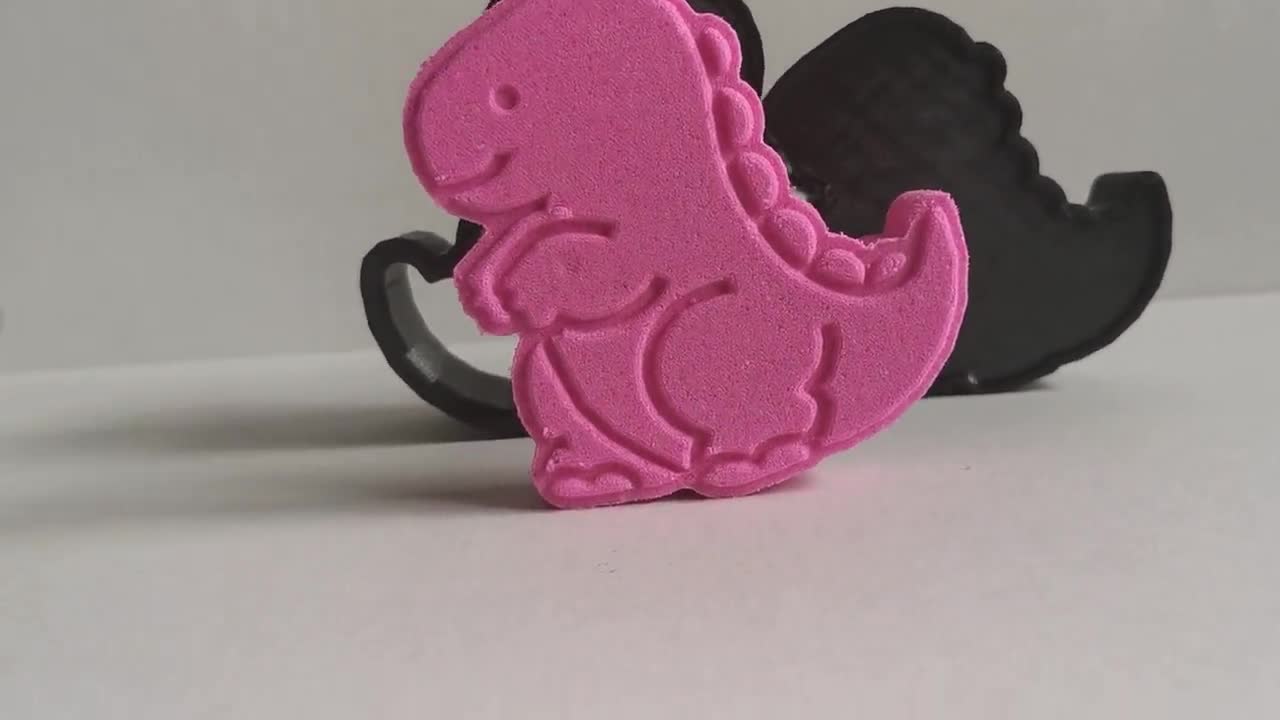 Trex Carton Bath Bomb Mold Dinosaur-shaped Easy to Use Bath Bomb Mold Dino  3d Printed Bath Bomb Mold Plastic Mold Sturdy Craft Mold 