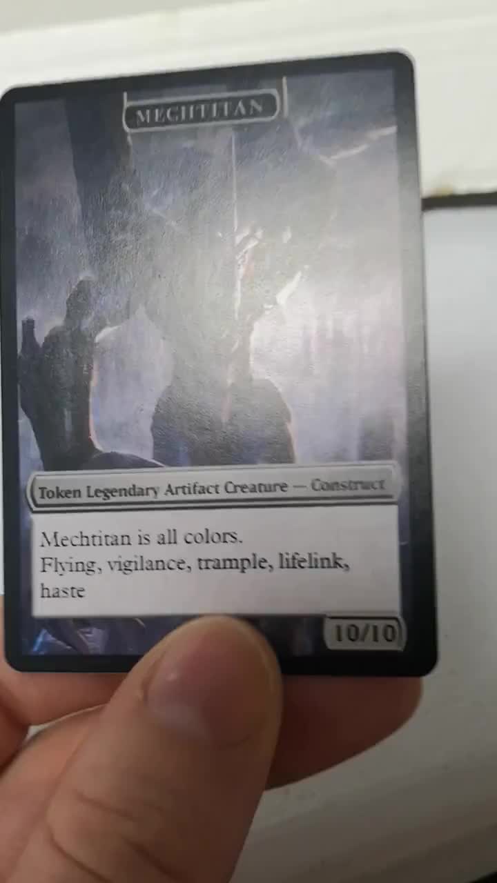 【 梟トークン様 】 MTG ハンドメイドトークン １種 計　２枚 017)《構築物トークン/Construct token》[MH1] 茶 | 日本最大級