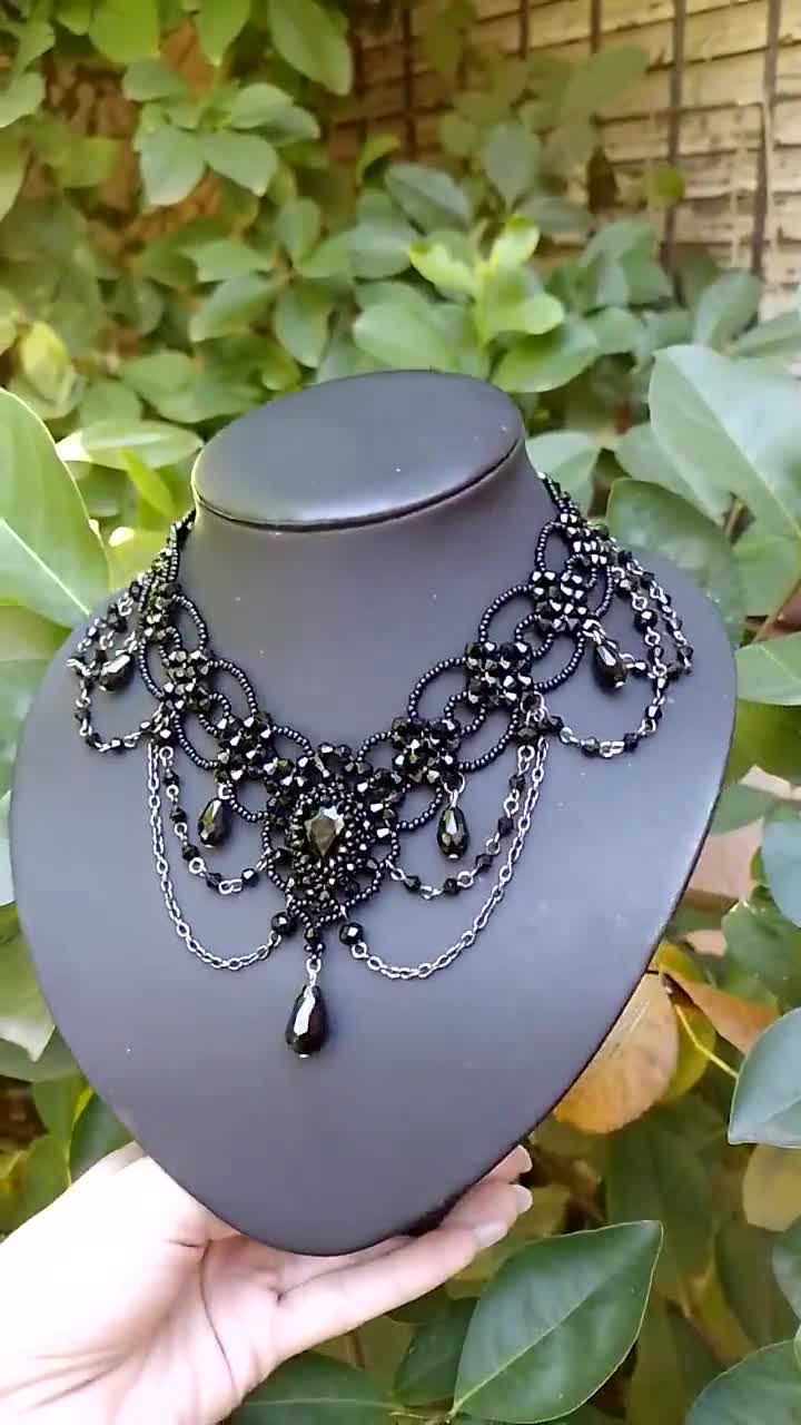 Gothic Blut Halskette Vintage | Vampir Schmetterling Hexen Schmuck