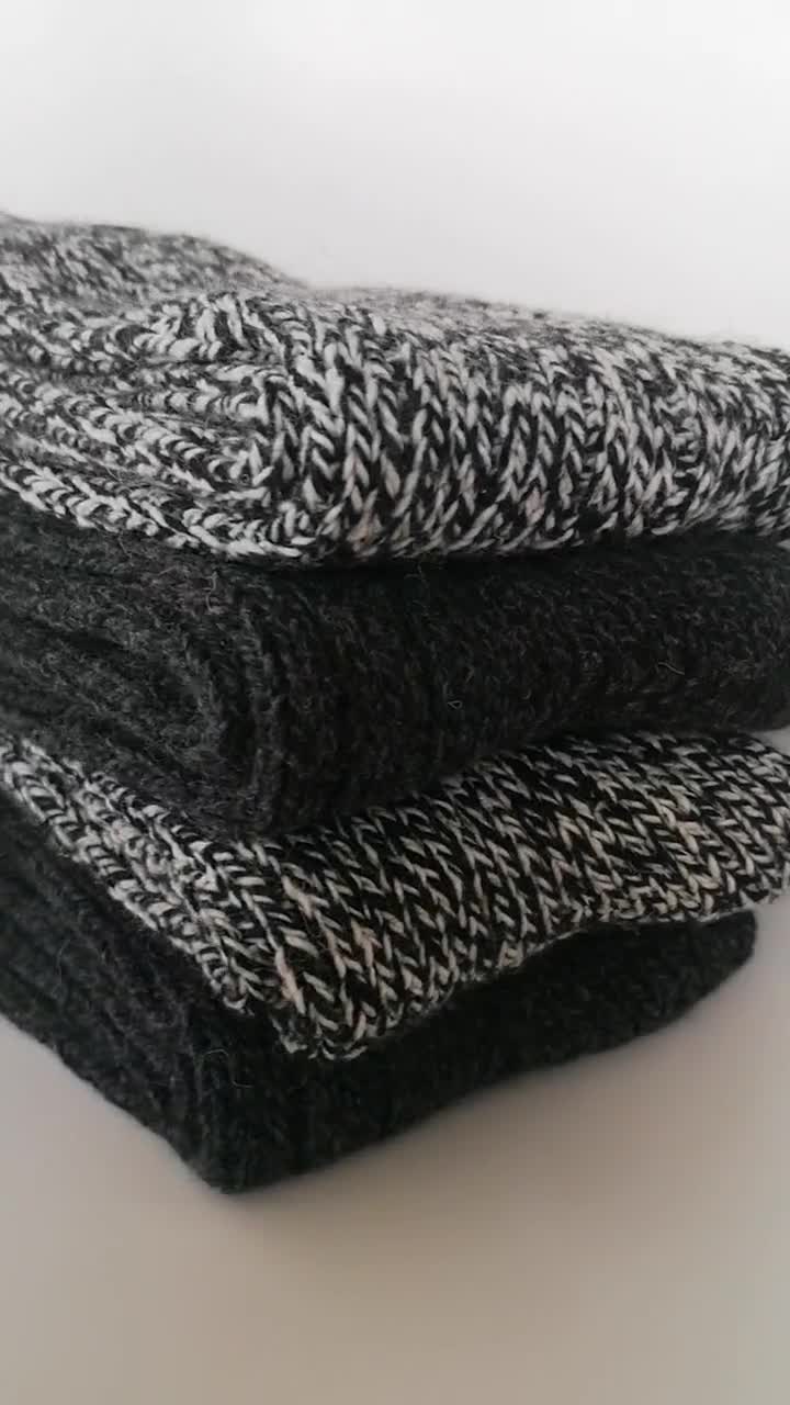 CHiLI Lifestyle Socks Lot de 4 paires de chaussettes d'hiver chaudes en  laine mérinos pour homme et femme Tailles 39-42 Tailles 43-46, multicolore,  39-42 : : Mode