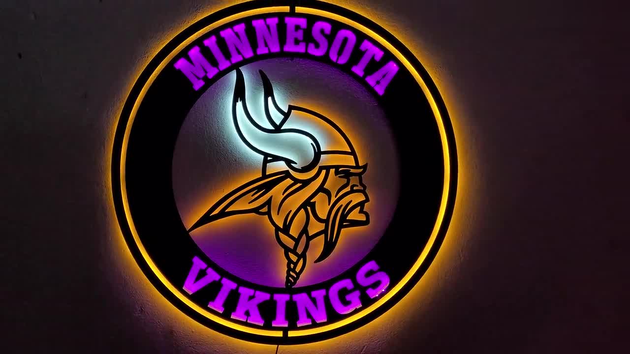 Nick Mullens Minnesota Vikings Women's Purple Name & Number Logo