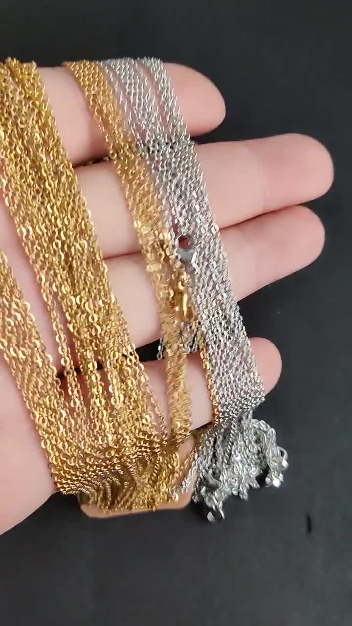 Allungamento catenina ACCIAIO INOSSIDABILE per collana ~ Bracciale ~ C – Grace Accessories Studio