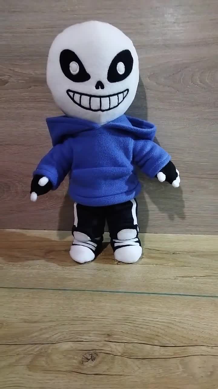 Reaper Sans. Undertale. Large Plush Toy. Size 14 Inch -  Finland