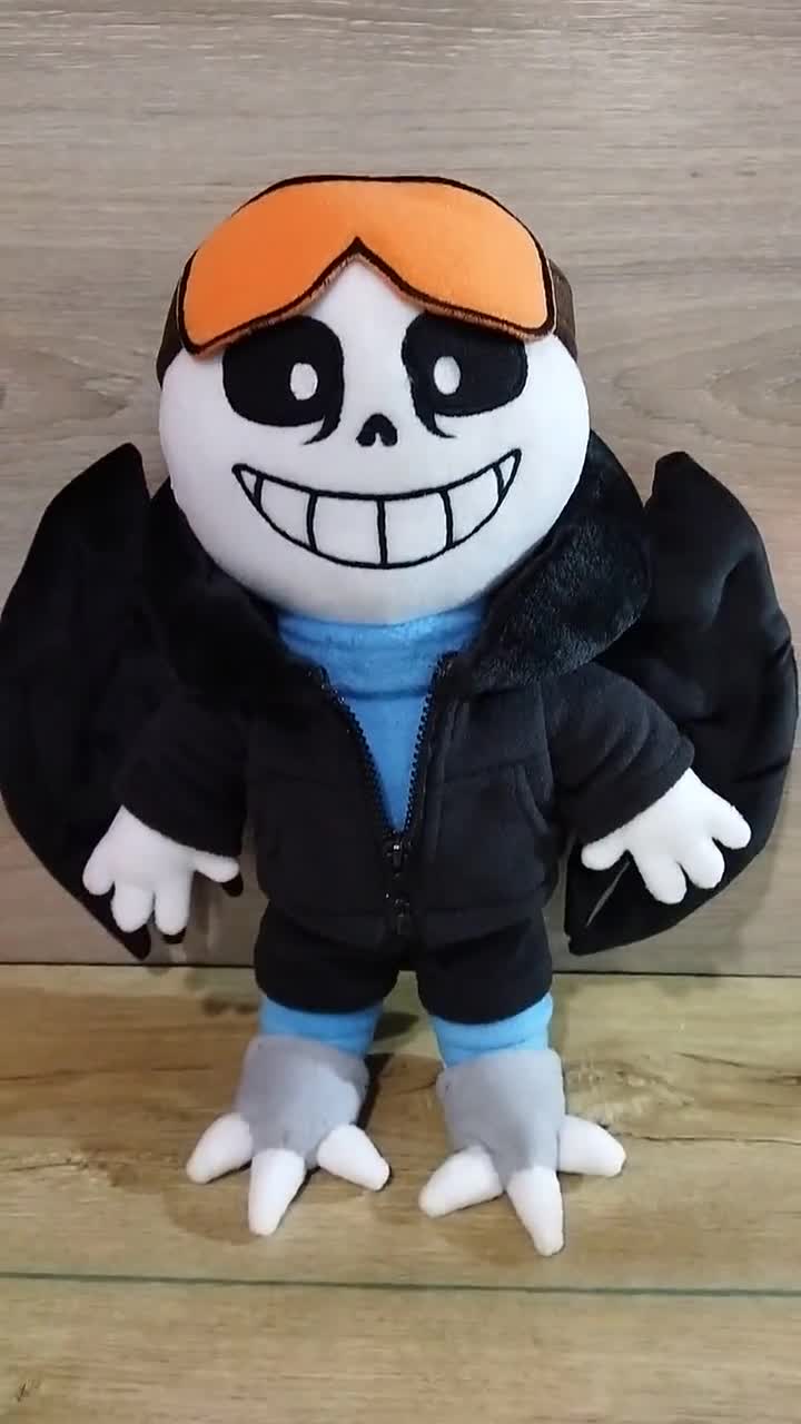 Killer Sans. Undertale. Large Plush Toy. Size 15 Inch 