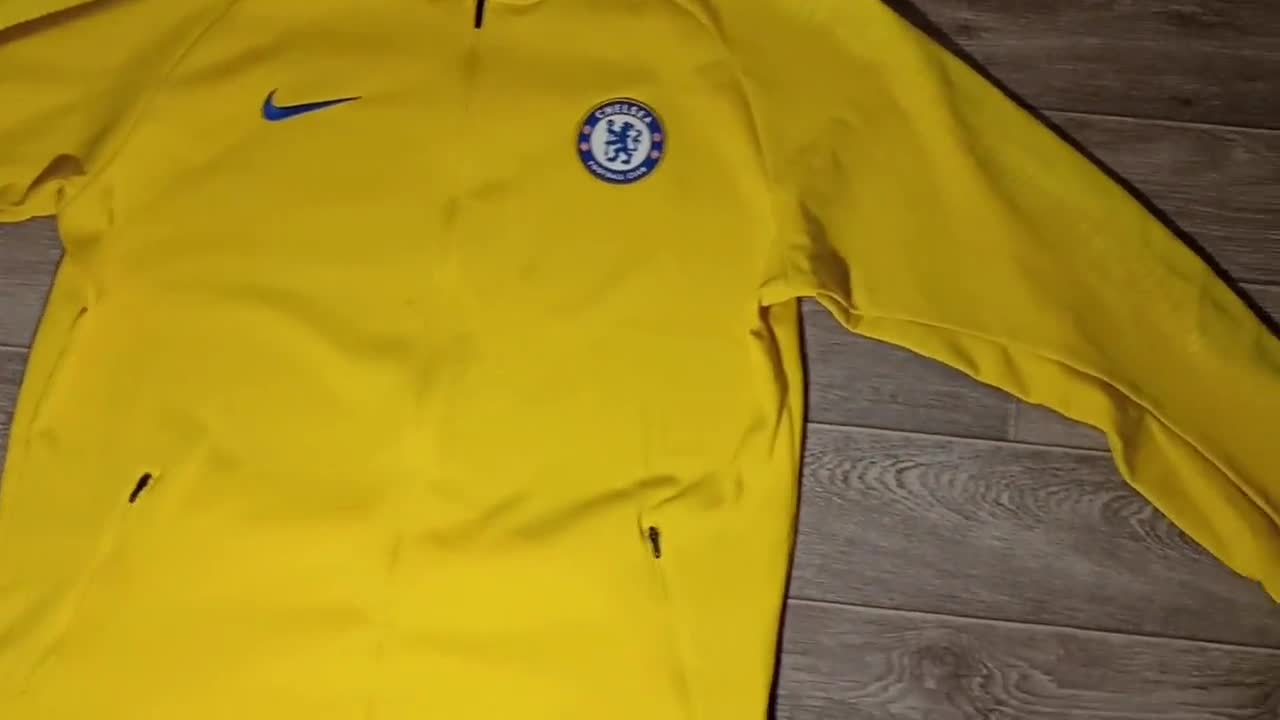 Nike Women Chelsea FC Away Jersey Size L 2018/19 Yellow