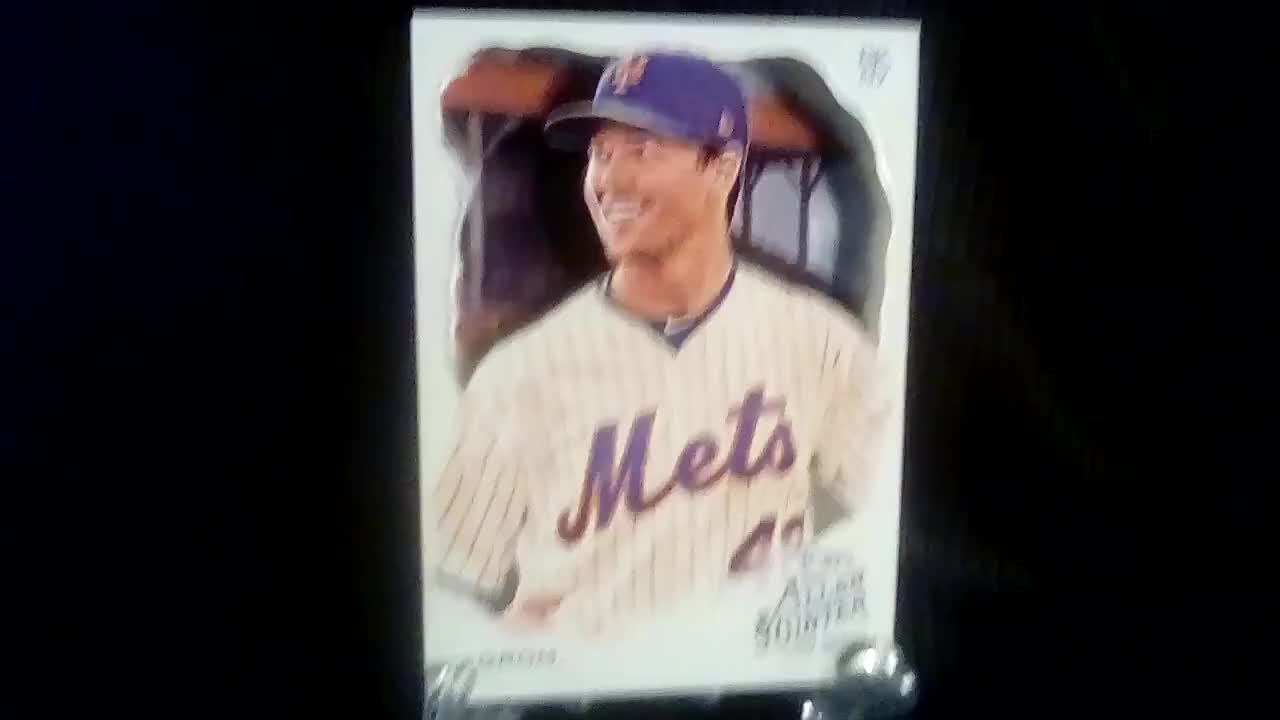 Jacob Degrom Awesome Handcrafted 3D Baseball Card of the New 