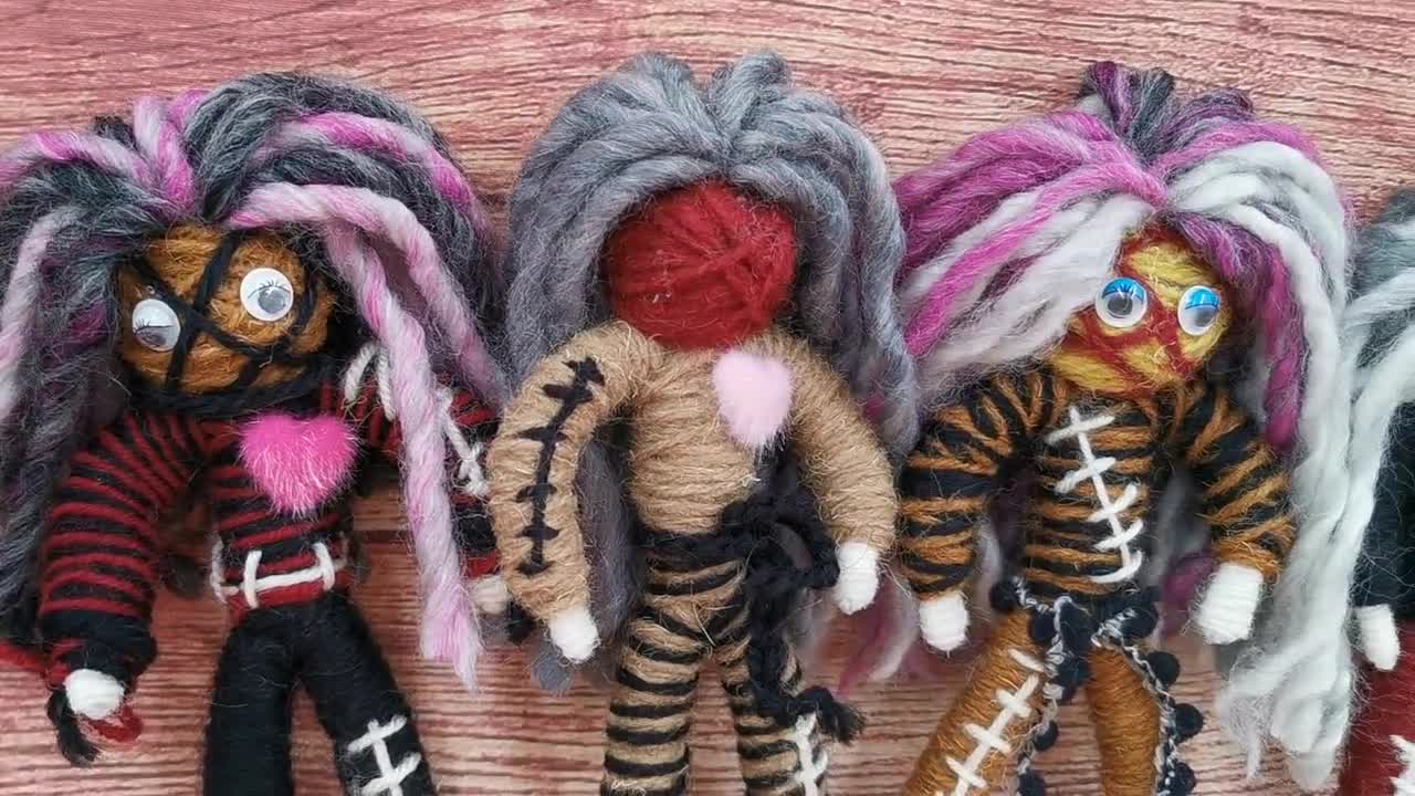 ホラーブードゥー人形、本物のブードゥー人形、健康と癒しのための本物