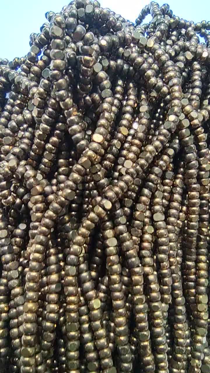 Cuentas de vidrio tallado Dorado Charlotte, 2,0 mm, madejas 11/0 video poster