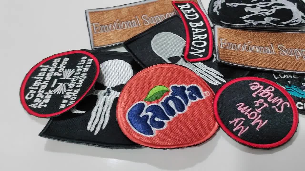 Embroidered Custom Patches Sew On, Iron On, VELCRO®, or Peel and Stick FREE  SHIPPING U.S Only on Orders Over 35.00 10% of When You Buy 10 