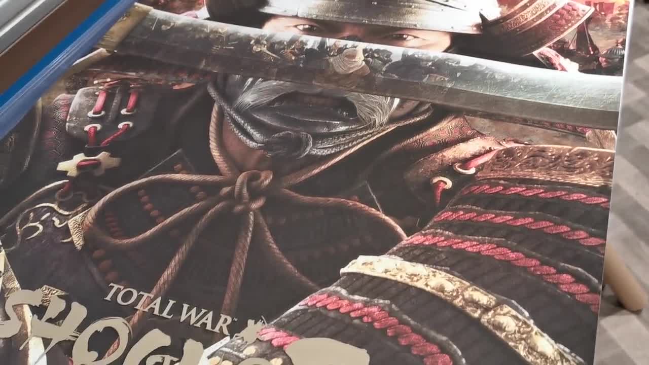 Shogun 2- Total War, A2, A1, odbitka HP Photo video poster