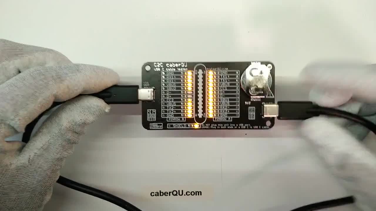 USB-C cable tester - C2C caberQU