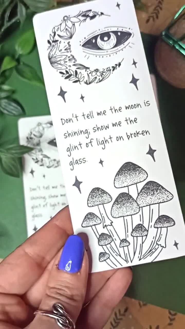 Mushroom Bookmark | Sophia Luna