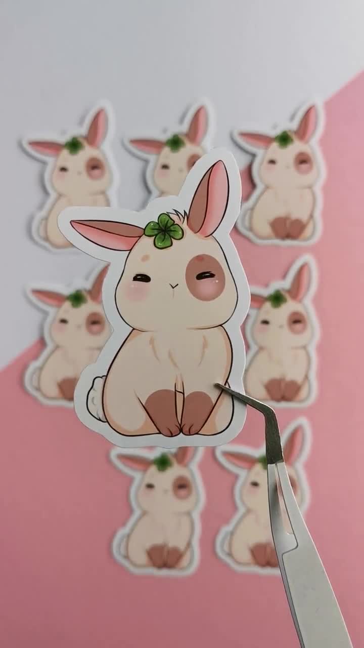 3 bunnies <3 Sticker for Sale by luisacampbell