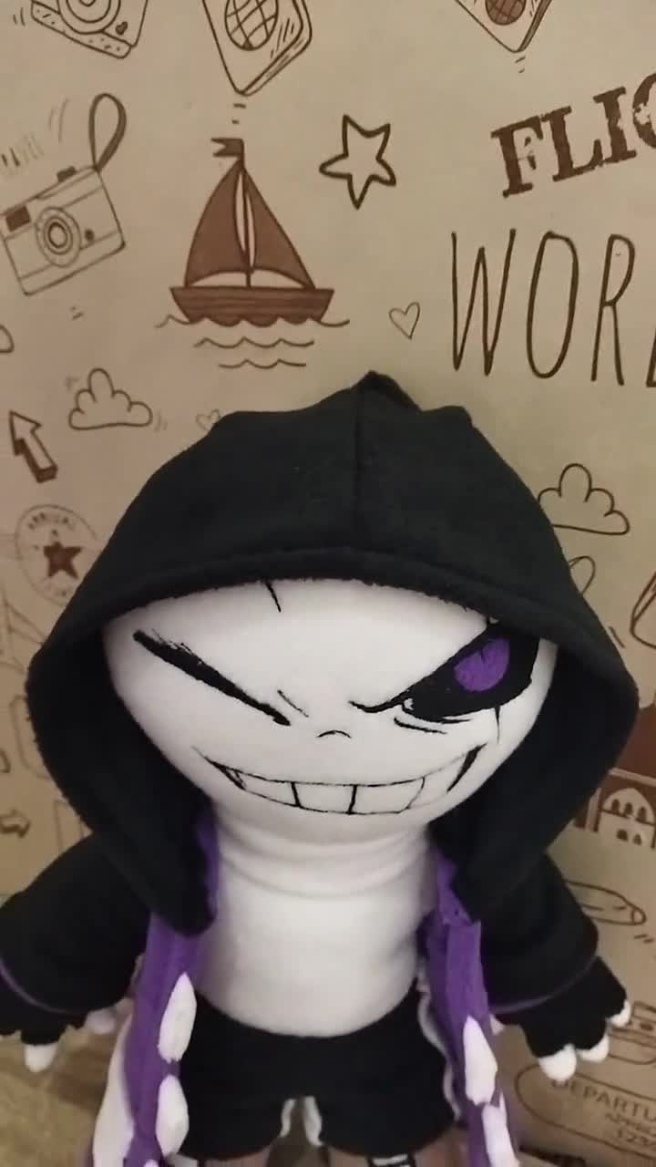 Cross Sans. Undertale. Large plush toy. Size 15 inch