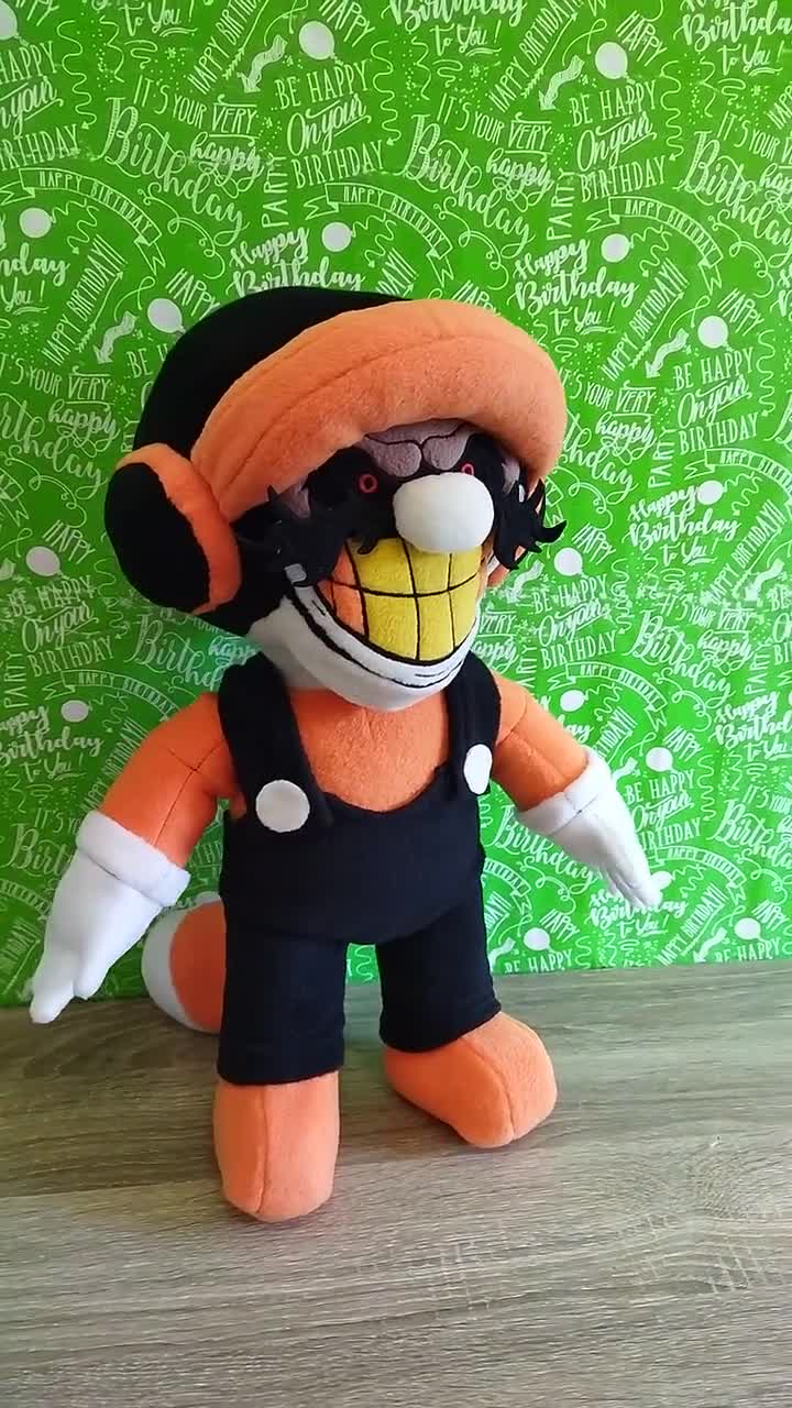 受注生産のぬいぐるみ。皇帝M. マリオexe。マリオの狂気。大きな