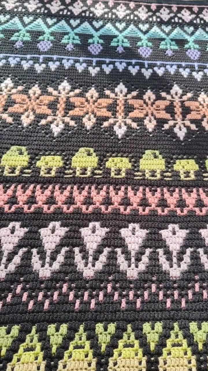 The Enchanted Garden - Mosaic Crochet Pattern