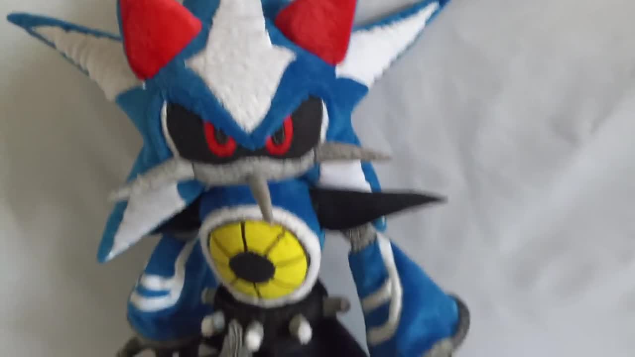 Custom Plush Just Neo Metal Sonic Inspired Funmade -  Norway