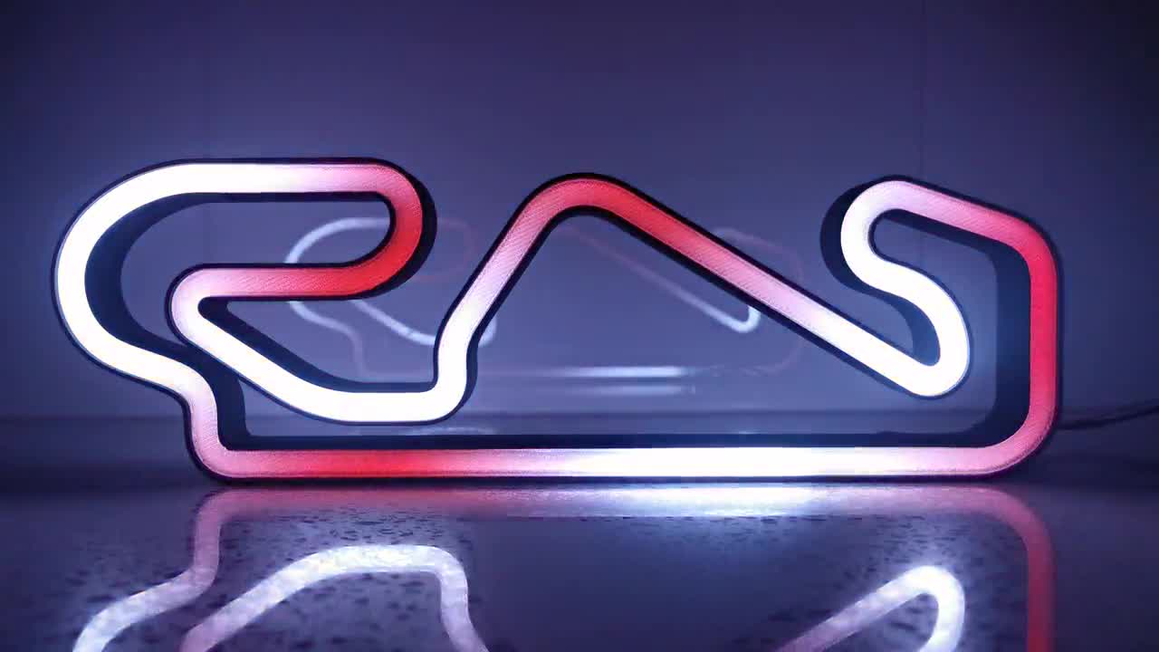 Neon Tracks - RGB Neon - Circuit de Spa-Francorchamps - Neon Tracks