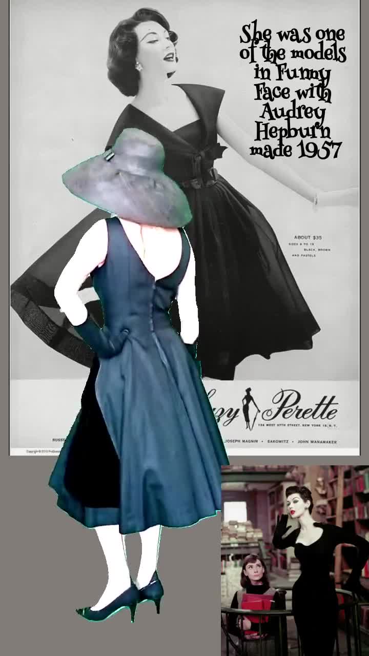 レフトン Miss Dainty ソルト＆ペッパー ヴィンテージ Original Vintage 1950s Gigi Young Suzy Perette Sister Label Silk