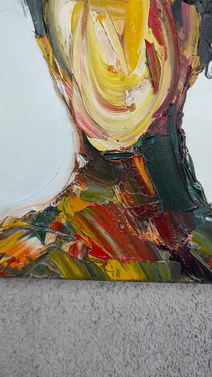 H*O様 抽象画 顔の集合 油彩画 H*O様 抽象画 顔の集合 油彩画 抽象 油絵 F0 | nuancebeans