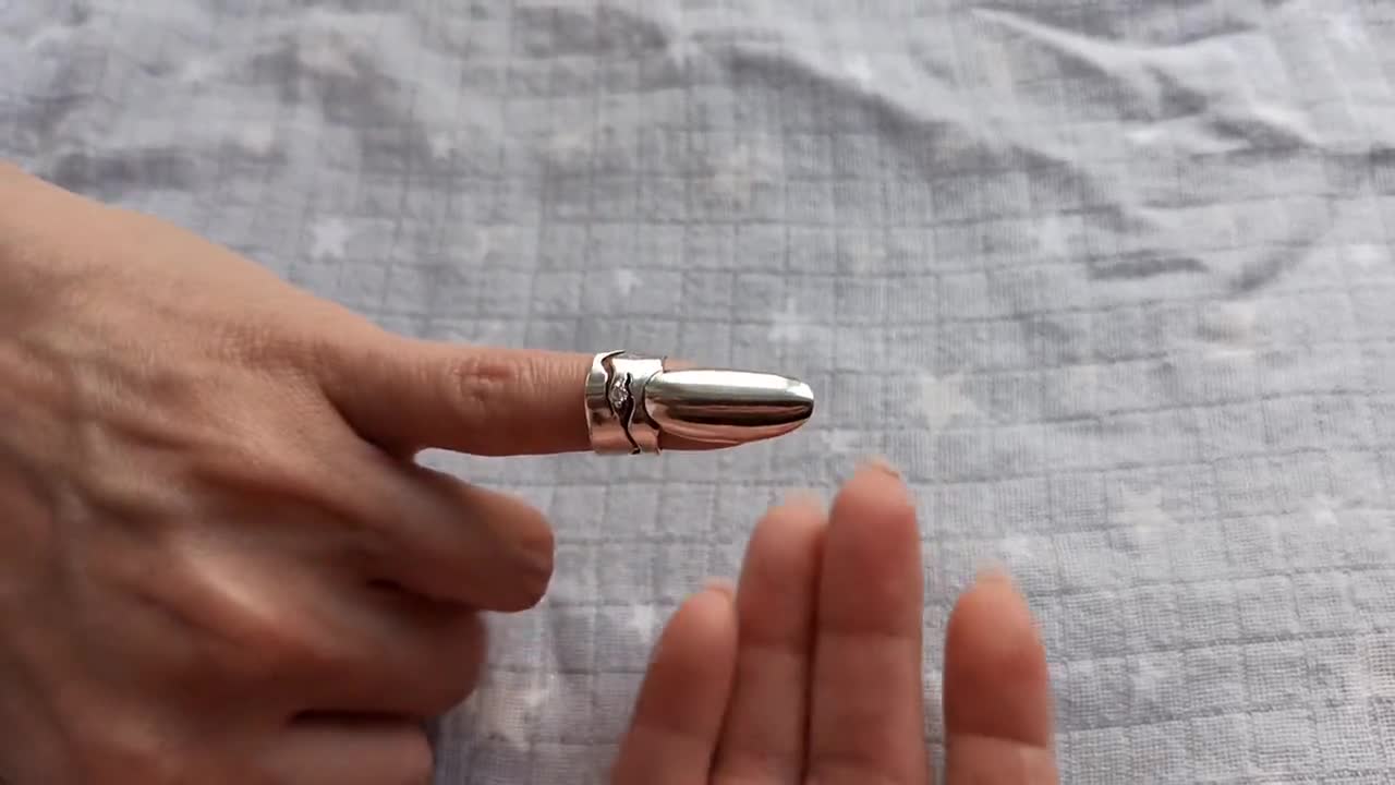 Solid Sterling Silver Elements Full Armour Ring | Lucy Quartermaine | Wolf & Badger Solid Sterling Silver Elements Full Armour Ring | Lucy Quartermaine | Wolf & Badger