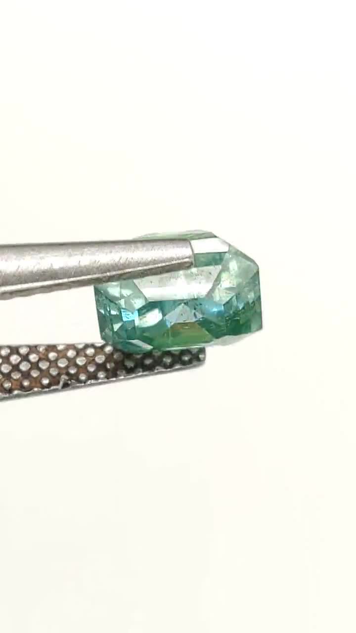1.55 Ct, 6.9 X 6.8 X 4.1 MM, Loose Moissanite Emerald Shape