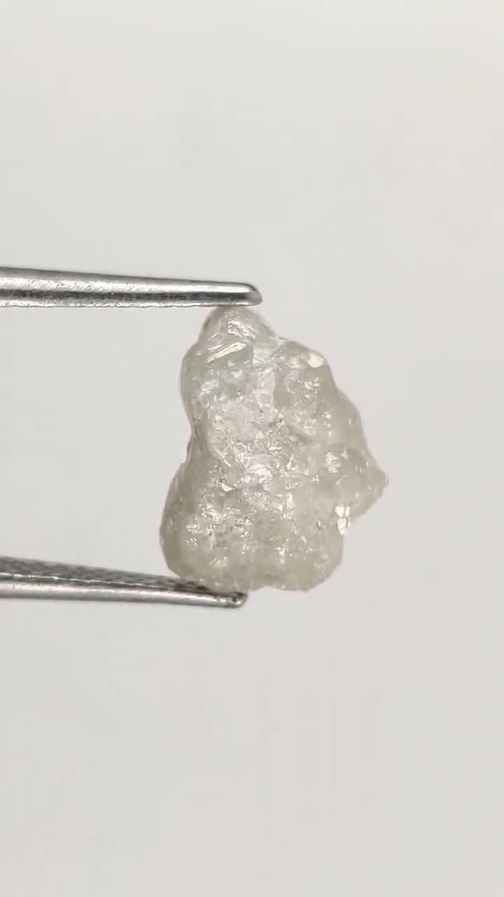 4.37 Ct, 11.2 C 8.3 X 6.8 MM, White Color Raw Uncut Diamond