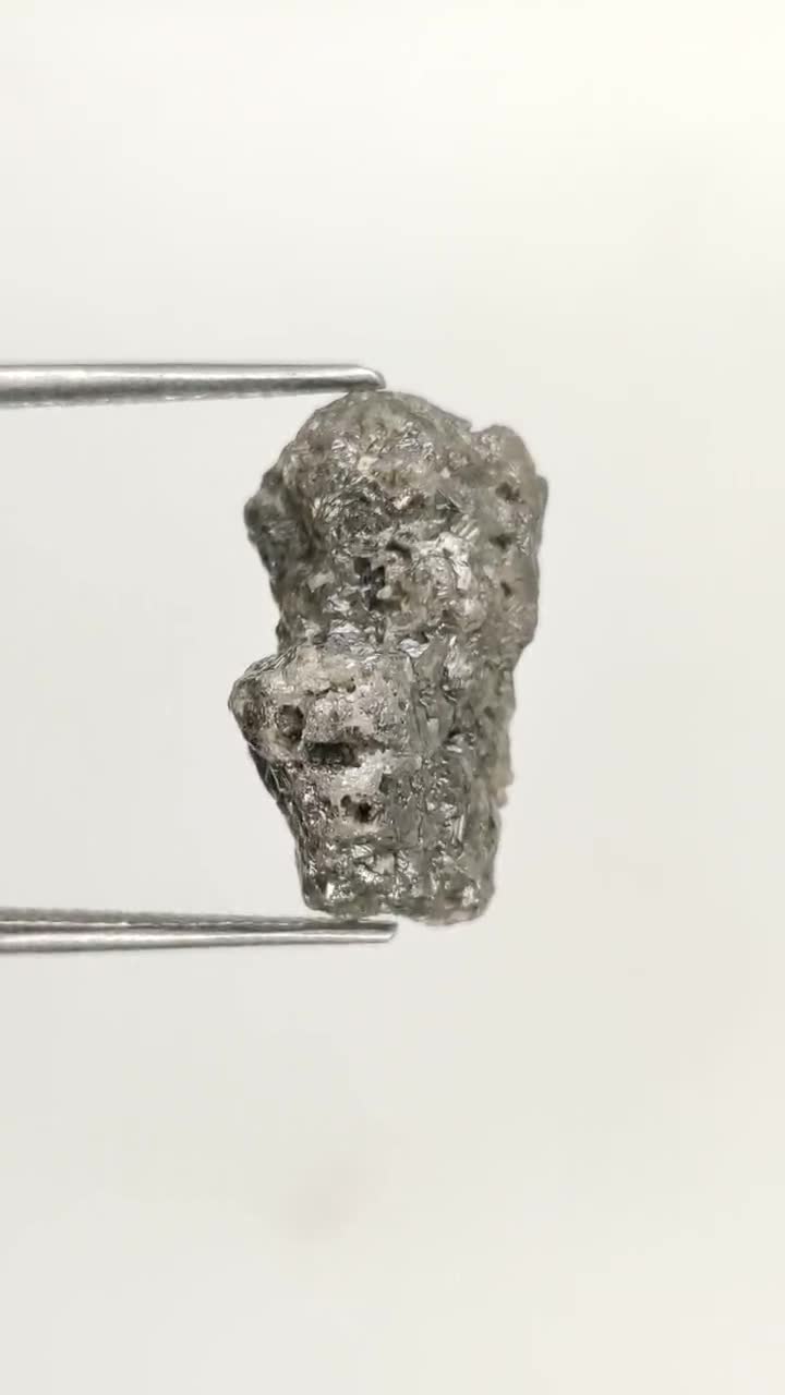 11.5 Ct, 18.9 X 10.9 X 6.8 MM, Black Color Raw Uncut Diamond