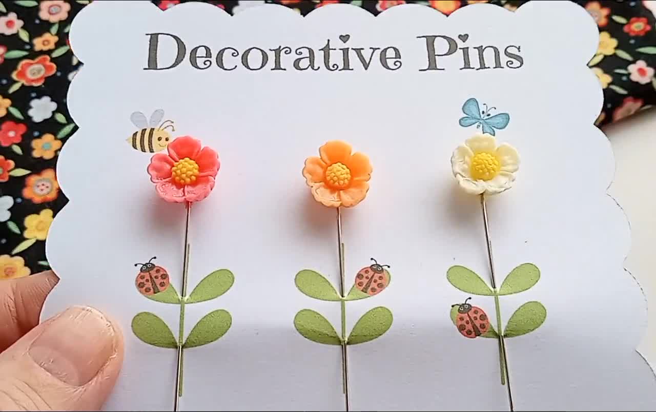 Pretty Pins - Sewing Pins