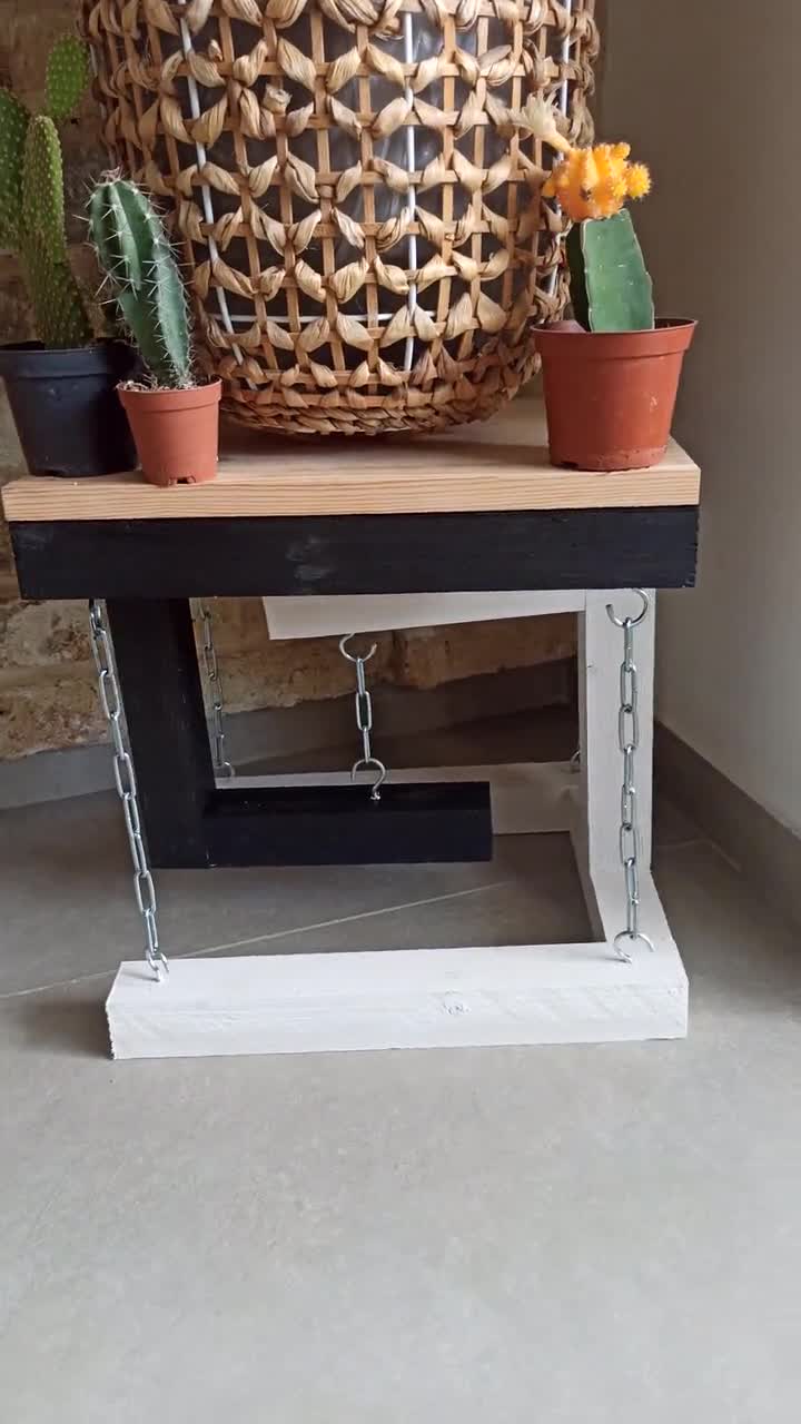 Magischer Blumenstnder DIY, Machen Sie einen schwebenden Tisch ||  Dekorative Idee, DIY HOLZ Magischer Blumenstnder