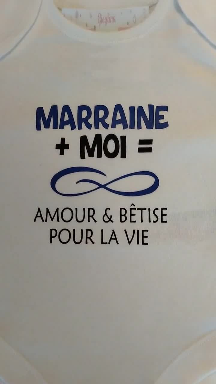 Body ML marraine gris - 6 mois - Bébé Roi