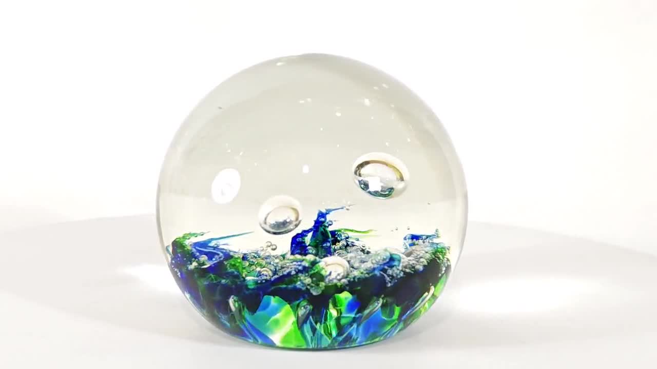 Handmade Signed Selkirk Glass Paperweight Scotland - Etsy