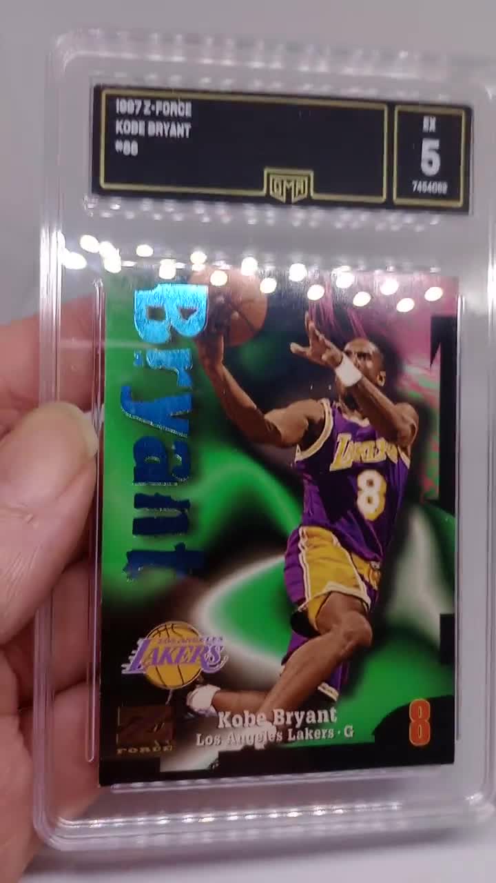 Kobe Bryant 1997 Skybox Z-force #88 GMA 5 EX Graded NBA Card