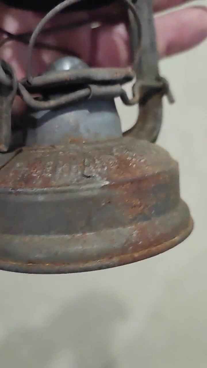Vintage Feuerhand ATOM No.75,kerosene Lantern,oil Hurricane