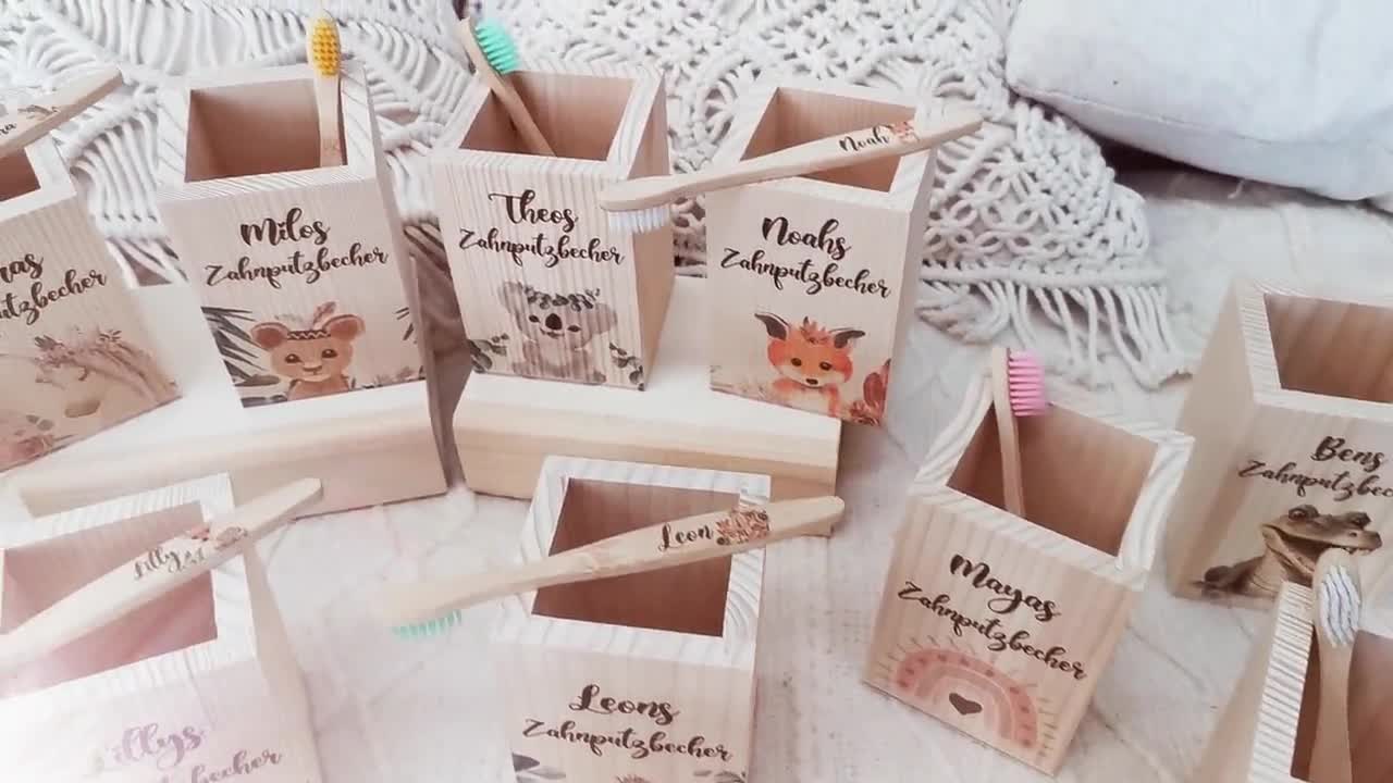 Porte-brosse à Dents Mural – Punch Adhésif Pour – Gobelet De Lavage Pour Bébé – Support Mural Pour Brosse à Dents De Salle De Bain – Porte-brosse à Dents Pour Avec Motif